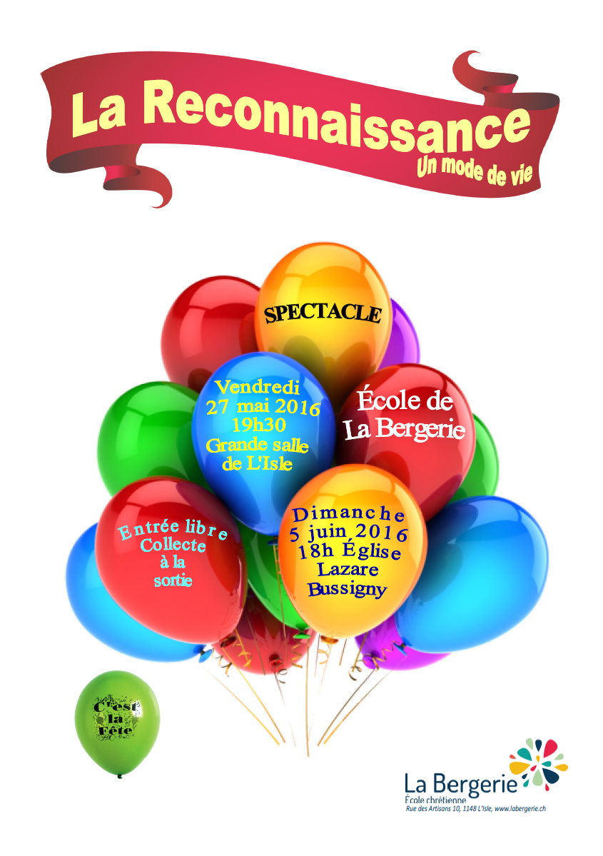 Spectacle des 27 et 5 juin 2016