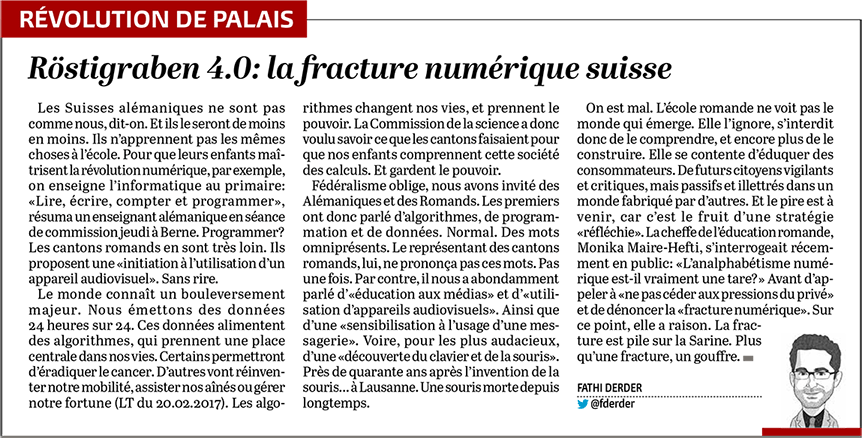 La fracture numérique