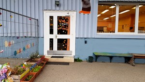 L'entrée de l'école